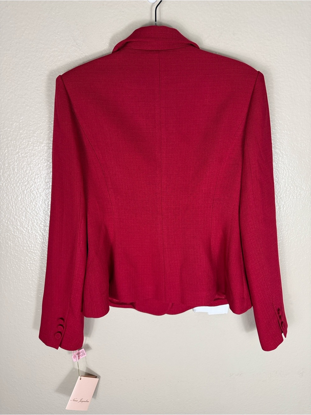 Nana Jacqueline Vanessa Blazer in Red - Picture 9 of 11